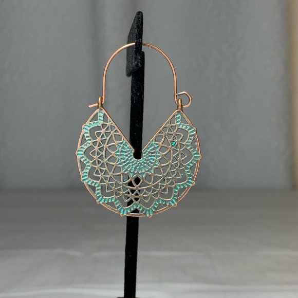 Jewelry - 4/$10 Boho Hollowed Out Hoop Earrings